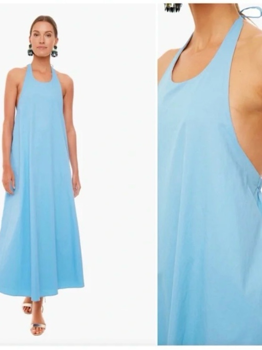 Tuckernuck Pomander Place Breakers Blue Lyle Halter Dress